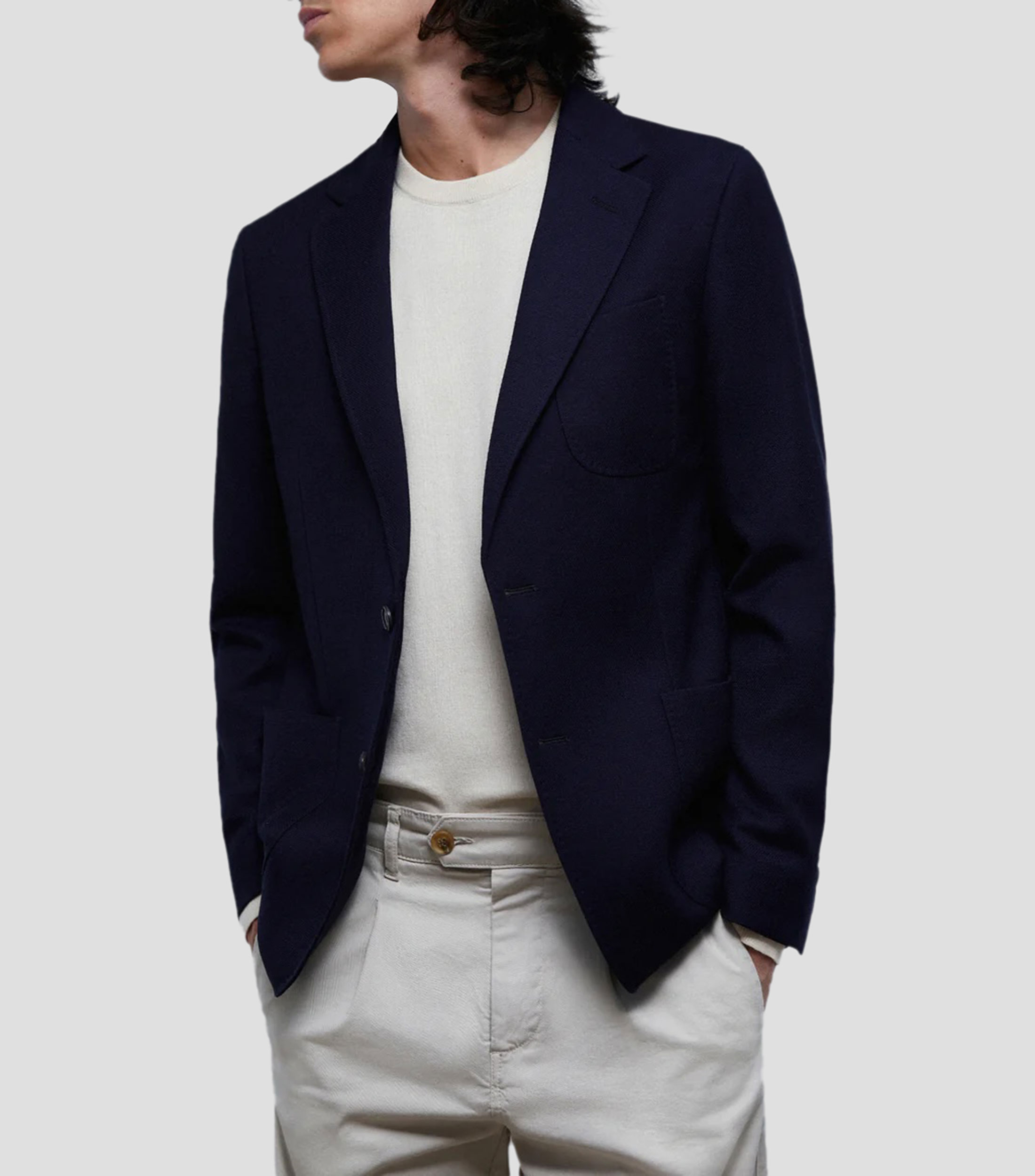 Saco liso Hombre